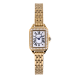 IVY N ROX Armbanduhr aus Edelstahl, goldfarben, mit Zirkonia