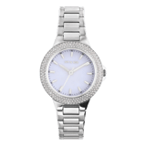 IVY N ROX stainless steel dameshorloge met zirkonia