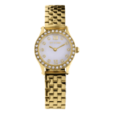 IVY N ROX stainless steel horloge goudkleurig met zirkonia