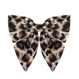 Haarschleife mit Leopardenmuster