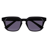 Schwarze quadratische Retrosonnenbrille