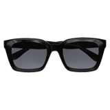 Schwarze quadratische Sonnenbrille