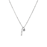 Stainless steel ketting met mama
