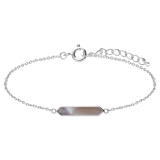 Armband aus 925er Silber mit Perlmutt