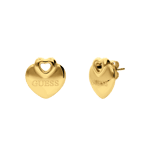 Guess stainless steel goldplated oorbellen CRAZY IN LOVE