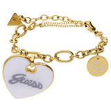 Guess stainless steel goldplated armband bedelarmband voor dames