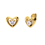 Guess stainless steel goldplated oorbellen BELOVED