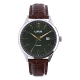 LORUS Herrenuhr mit braunem Lederarmband RH995RX9