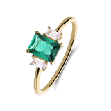 Silberner Ring mit Zirkonia für Damen