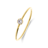 9 karaat ring met zirkonia voor dames