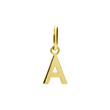 14 karaat gouden letter hanger alfabet