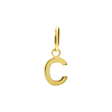 14 Karat Gold Buchstabenanhänger Alphabet