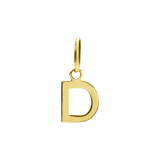 14 Karat Gold Buchstabenanhänger Alphabet