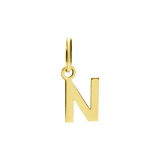 14 karaat gouden letter hanger alfabet