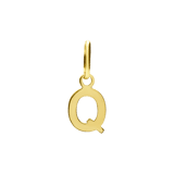 14 Karat Gold Buchstabenanhänger Alphabet