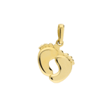 9 Karat Anhänger Babyfüße