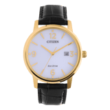 Citizen leren herenhorloge NY4058-79LC