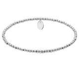 Stainless steel kralenarmband voor dames