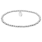 Stainless steel kralenarmband voor dames