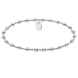 Stainless steel kralenarmband voor dames