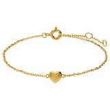 Silbernes, goldbeschichtetes Fantasiearmband für Damen