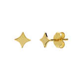 Zilveren goldplated oorknoppen voor dames
