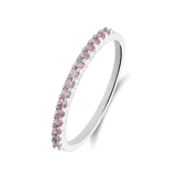 Zilveren ring met zirkonia voor dames