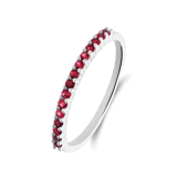 Silberner Ring mit Zirkonia für Damen