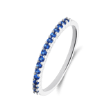 Silberner Ring mit Zirkonia für Damen