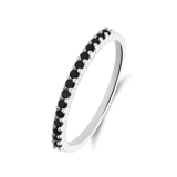 Zilveren ring met zirkonia voor dames