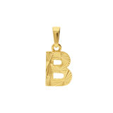 14 Karat Gelbgold Buchstabenanhänger für Damen