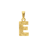 14 Karat Gelbgold Buchstabenanhänger für Damen