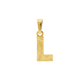 14 Karat Gelbgold Buchstabenanhänger für Damen