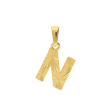 14 Karat Gelbgold Buchstabenanhänger für Damen