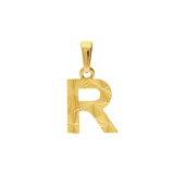 14 Karat Gelbgold Buchstabenanhänger für Damen