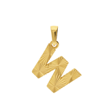 14 Karat Gelbgold Buchstabenanhänger für Damen