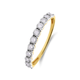 14 Karat Gelbgoldring mit 0,15 ct Diamant