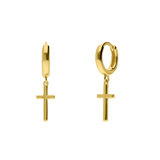 Silberne, goldbeschichtete Ohrringe für Damen
