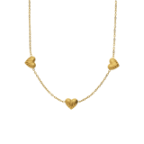 Stainless steel goldplated ketting harten