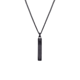 Stainless steel herenketting met hanger staaf
