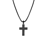 Stainless steel herenketting met hanger skruis