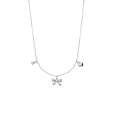 Silberne Kette mit Schleife