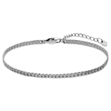 Stainless steel fantasiearmband voor dames