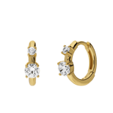 Zilveren goldplated oorbellen voor dames