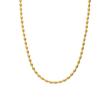 Stainless steel goldplated ketting