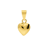 14 karaat gouden hanger hart 6mm