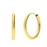 14 Karat Goldohrringe 14 mm