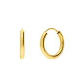 14 karaat gouden oorringen 10mm