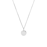 Zilveren ketting met hanger met plating met zirkonia voor dames