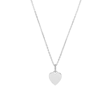 Silberne Kette mit Anhänger mit Zirkonia für Damen